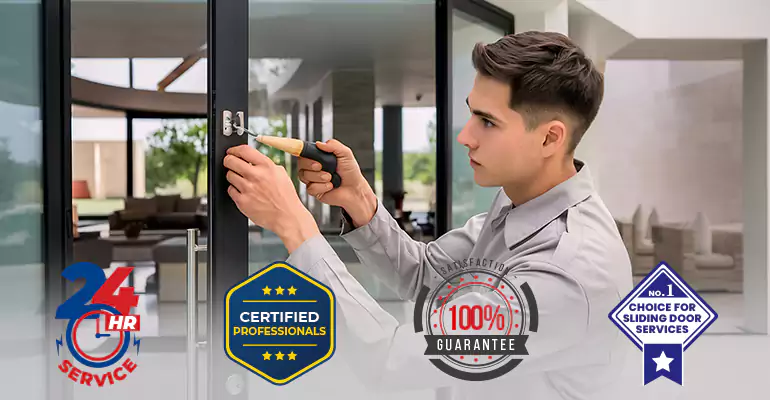 Andersen Sliding Door Latch Replacement in Tamarac